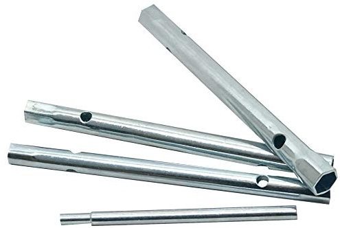 3pc Monoblock Back Tap Box Spanner Set 185mm Long with Tommy Bar Monobloc 8mm x 9mm, 10mm x 11mm, 12mm x 13mm