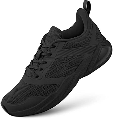 Giesswein Wool Peak Men Raven 44 - Chaussures de Course en mérinos pour Hommes, Chaussures de Sport ultralégères avec Boost énergétique