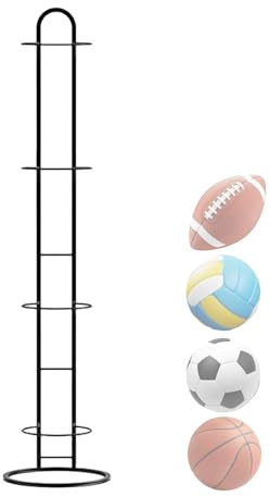 Förvaringsställ För Bollar, Baskethållare, Fotbollsställ - Multi | Layer Basketball Display Ställ, Vertikal Sportboll Förvaringsställ, Volleybollhållare I Gjutjärn, Garageförvaring Hushållsspo