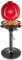 COSTWAY 1600W BBQ Electric Grill, Portable Barbecue Grills with Removable Non-Stick Grilling Rack, Adjustable Temperature & Oil Drip Tray, Indoor Outdoor Freestanding Grill for 15-Serving (Red)