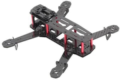 Ounfhtrttk QAV250 de Fibra de Carbono Mini Kit de de Cuadricóptero RC Muticopter Drone Sin Ensamblar Kit de