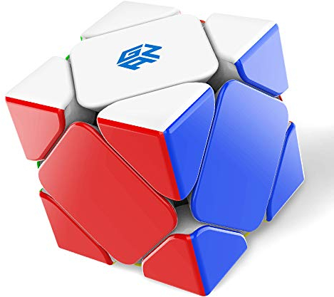 GAN Skewb, 8 Magnete Speedcube Gans Cube Magischer Würfel Puzzle Cube Spielzeug (8 Magnete Standard-Version)