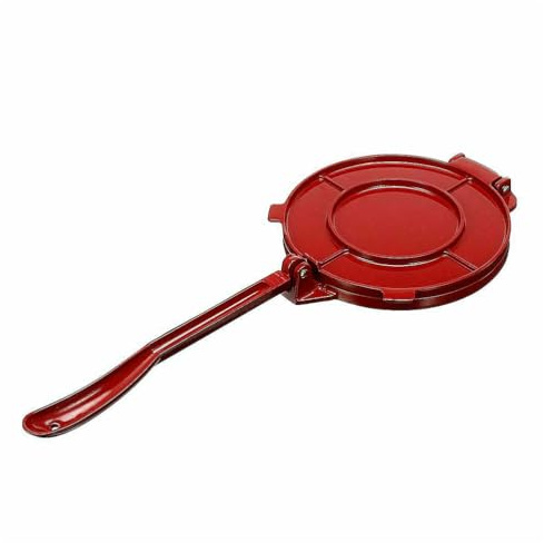 ABOOFAN 12 Inch Aluminum Dough Presser - Eco-Friendly Tortilla Press for Even Corn and Flour Tortillas Mini Pies Empanadas - Kitchen Tool for Home Cooking and Party Use