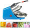 MEHOOSPVN Ice Eisrasierer, Elektrische Eiszerkleinerungsmaschine Eisrasiermaschine Eisrasierer, Schneekegelhersteller Edelstahl 300W Eiscrusher Smoothie Maschine für Restaurants, Bars, Partys, blau