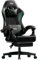 Precision Synergie Gaming Chair Computer Chair with Pocket Spring Cushion Footrest Height Adjustable Gaming Chair for Adults with 360° Swivel Seat Headrest and Lumbar Support for Office(Green)
