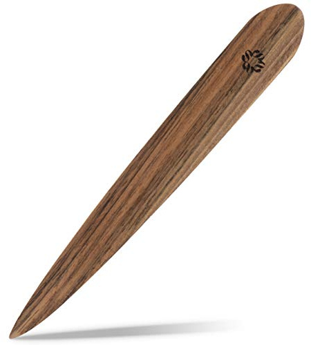 TILISMA - Ouvre-lettres et marque-pages - Accessoires de bureau 2 en 1 en bois fabriqués à la main - Idées cadeaux de bureau