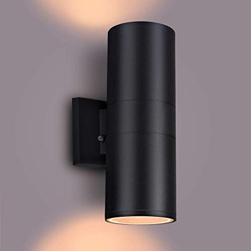 rosykite Dusk to Dawn Outdoor Lighting, Up and Down Lights Outdoor Wall Sconce - LED Light Lamps A19 Included,Exterior Light Fixture Outdoor Wall Lights for Garage,Porch,Front Door [ETL Listed]