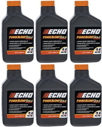 Echo 6450025G PowerBlend Gold Xtended Life Engine Oil 6.4 fl. oz. 50:1 6-PACK