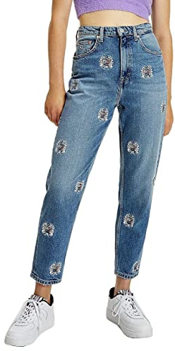 Tommy Hilfiger Jeans Donna MOM JEAN UHR TPRD CE DW0DW114941A5 Blu denim medium 1a5