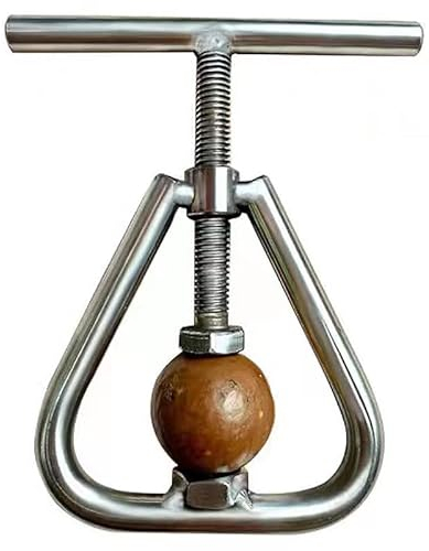 MxTong Nut Cracker Heavy Duty Nutcracker Macadamia Cracker Stainless Steel Nut Cracker Tool for Walnut Hazelnut Almonds Pecan Walnuts