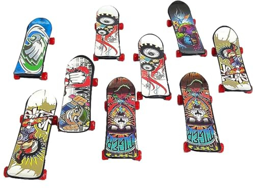 FANGZ Planches à roulettes Doigt, Nouveau kit de démarrage pour Planche à | roulettes, Fingerboard Skateboard Starter Kit Finger Sports Party Favors Nouveauté Jouet Cadeau pour