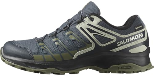 Salomon uomo Extregra GORE-TEX, scarpe da trekking versatili e comode, ideali per escursioni nelle avventure all’aperto, Notte Blu, 42 ⅔