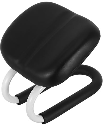 FUNOMOCYA Sgabello da meditazione Sgabello da meditazione panca per la preghiera in ginocchio panca seiza Black
