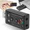 Retoo Scheda Audio Esterna USB 2.0, Surround Stereo, Adattatore Compatibile per PC Windows, Computer Tablet, Connettore Esterno per Cuffie e Microfono