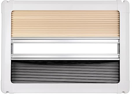JWS Sichtschutz Insektenschutz Rollo Sonnenschutz Caravan, Wohnwagen Seitenfenster:700 x 400mm