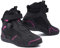 REBELHORN Spark II Motorradstiefel Damen und Herren | PU Leder | ATOP Schnell-Schnürsystem | Knöchelprotektoren | Verstärkte Zehen | Mesh Belüftungspaneele