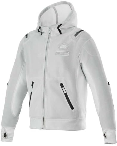 Alpinestars Moflow Air Tech Motorrad Zip Hoodie, grau, 3XL