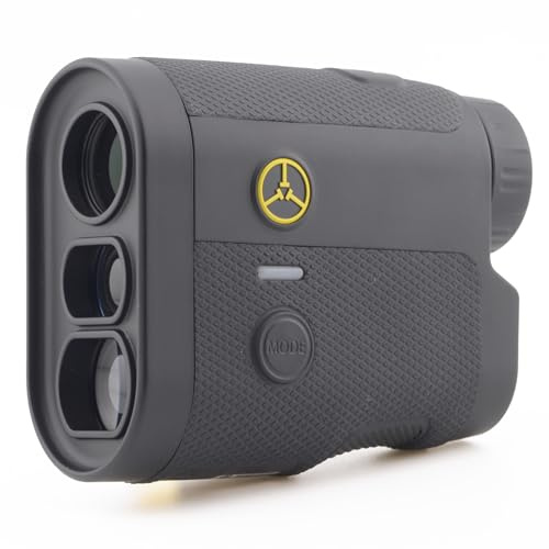 TecTecTec PINM8 Golf Rangefinder with Slope and Pinseeker – High-Precision Laser Range Finder – Black LCD, Target Lock, USB-C – Fast Multi-Distance Scanning – Golf Accessories for Men and Women