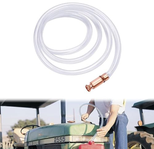 Schüttelpumpe, Schüttelschlauch 100cm Länge, Handpumpe Wasser, Absaugpumpe Schlauchschellen Umfüllpumpe, Schlauchpumpe zum Umfüllen von Flüssigkeiten Diesel Benzin Öl Wasser Aquarium