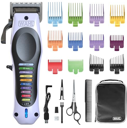 Tagliacapelli - WAHL - ColorPro Cordless Lithium - 240 V - 120 min - Bianco / Nero