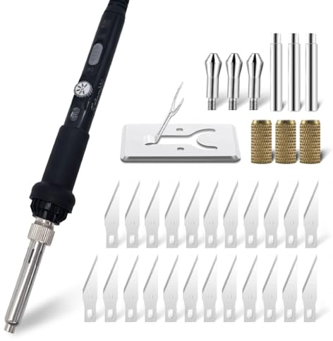 31 Piezas Kit de Herramientas Eléctricas para Cortar Cuchillos Calientes