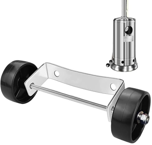 Genérico Ruedas para Calentador de Exterior – Kit de Movilidad para Calentador de Patio de 2 Piezas, Ruedas de Desplazamiento Suave | Espacial de Movilidad Mejorada, Accesorios móviles para Sala de