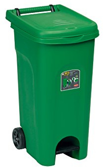 BIDONE Eco System 80 LT con PEDA Verde