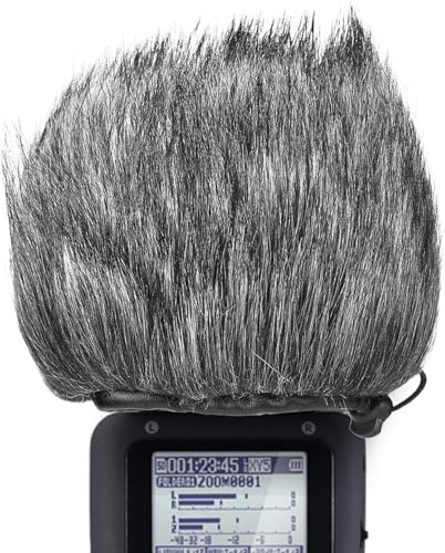 SUNMON H5, H6 Windscreen Microphone Wind Muff fits for Zoom H5 H6 Portable Handy Recorder