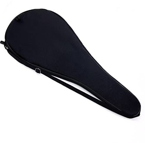 Alephnull Performance Tennis Cover/Case/Bag for One Racket, Black, 70cm, Tennis Racket Bag