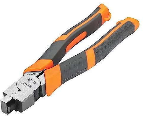 LeTkingok Pince de Décoration de Vidange en Alliage D'aluminium pour Mur Extérieur, Pince Coupante Manuelle à Trou Carré 55# Profondeur en Acier 8mm Largeur 7/8/10mm(10MM)