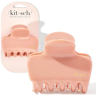 Kitsch Recycled Plastic Puffy Claw Clip 1pc- Rosewood