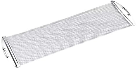 JOINPAYA Cinturón de Cuerdas de Percusión Metálico para Caja, Repuesto Resistente y Duradero de 326x100mm, Accesorio Profesional para Redoblante de Metal Plata