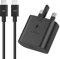 UGKENTUSB C Fast Charge, Type C Charger Plug and Cable 2M USBC to Type C Charging Lead Compatible with Samsung Galaxy S25 S24/S23/S22/S21FE/S20/A16/A15/A14/A13/A12/A32/A33/A34/A35/A52/A53/A54/A55