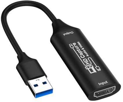 Video Capturing Device With 4K HDTV Input 1080P Output Real Time Compatible Multiple Devices UVC Compliant Card