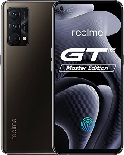 realme GT Master Edition Smartphone Libre 6 Go + 128 Go, Snapdragon 778 5G, 120 Hz Écran AMOLED 6,43 Telefono Movil, Appareil Photo 64 MP Charge Rapide 65 W 4300 mAh, NFC Noir