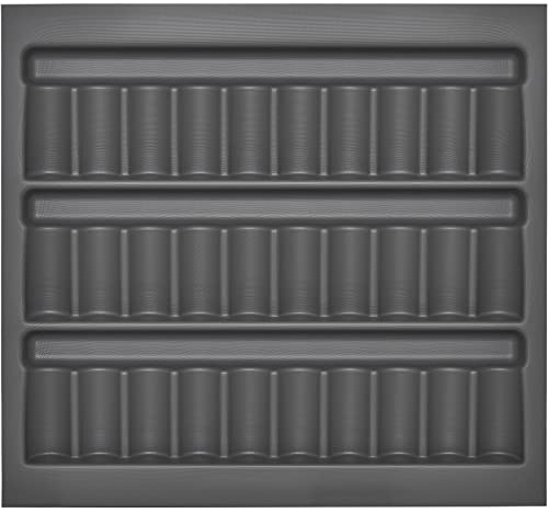 ORGA-BOX I Inserto per barattoli di spezie 513 x 473 x 28 mm grigio orione con rivestimento antifrizione Inserto per barattoli di spezie per Tandembox Antaro/Intivo e ModernBox armadio da 60 cm