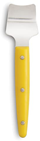 HIC Kitchen Corn Butter Knife, 18/8 Stainless Steel Blade, Curved Blade Holds Butter Against Ears of Corn
