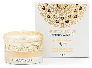 Tahara Vanilla Gulf Orchid Perfume Mukhammaria for Body and Hair 25g For Men and Women