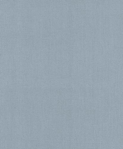 Rasch Tapeten 633658 - Unitapete aus Vlies in Blau aus der Kollektion Color your life - 10,05 m x 0,53 m (LxB)
