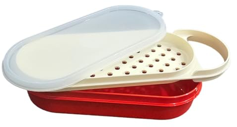 BRACOP® Rallador De Queso con Recipiente Rallador De Limón Picador De Alimentos Y Verduras Rallador para Cocina para Quesos Rallador para Triturar Jengibre Herramienta para Rallar Gadget para Rebanar