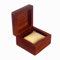 desuerte Scatola Quadrata per Gioielli e orologi realizzata a mano in legno di Sapele, Decorativa per confezioni regalo per matrimoni, Natale e compleanni (Sapele Wood Box-10.5cm*10.5cm)