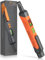 Neoteck Detector de Gas Detector de Gas Natural con Alarma Audible y Visual Detector de Fugas de Gas para Localizar Fuentes de Fuga de Gas Combustible como Metano, Propano para Hogar y RV-Naranja