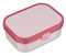 Mepal Lunch Box Campus, Bento Box for Children, Lunch Box with Bento Compartment and Fork, with Clip Closure, Dishwasher Safe and BPA-Free, 750 ml, Cool Pink