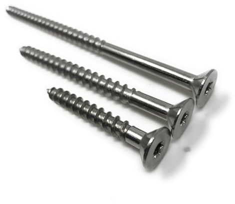 Edelstahl-Spanplatten Schrauben V2A Senkkopf Holzbauschrauben Torx