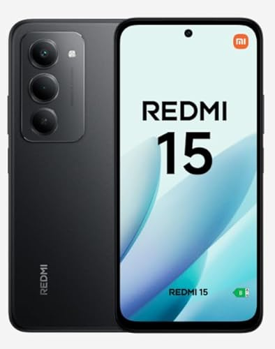 Xiaomi Redmi 15 5G Dual 256GB 8GB RAM Negro Medianoche