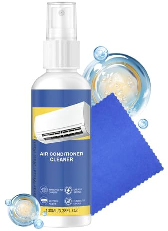 Pulitore Aria Condizionata - Detergente Spray AC 100ml - Pulitore Antimacchia per Condizionatori | Casa, Appartamento, Ufficio, Soggiorno, Camera da, Hotel