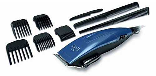 Gama Italy Professional GM562.13 Tagliacapelli Multiaccesoriato, Motore Magnetico, Funzionamento a Rete, Taglio da 3 a 20mm