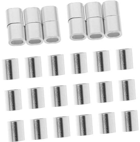 Luxshiny 400piezas Abrazaderas De Para Cuerda Clips Resistentes y Livianos Para Tensión y Sujeción De Tubos Construcción y