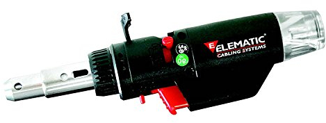 Elematic 12200011 Herramienta de GAS Multifunción 3 en 1 Quemador Calentador Soldador
