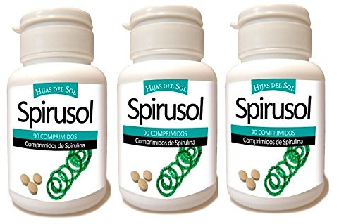ESPIRULINA SPIRUSOL 3 x 90 comp Hijas del sol- YNSADIET